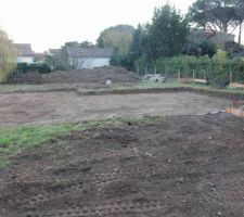 Premiers terrassements