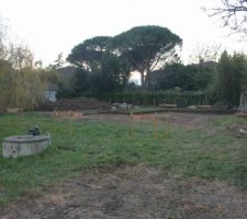 Premiers terrassements