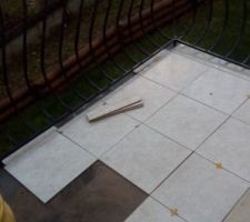 Carrelage découpé
