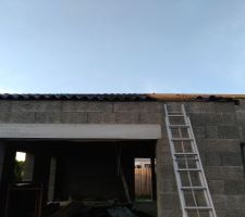 Avancé de ma pose de tuile