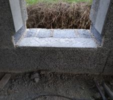 Pose des appuis de fen&ecirc;tre isolant