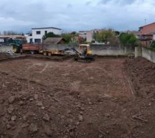 Terrassement fini ... Place au fondation !
