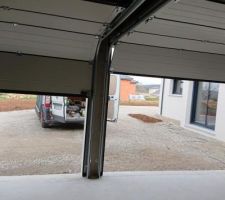 Hourra....les portes de garage enfin motoris&eacute;es