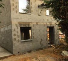 Face avant de la maison