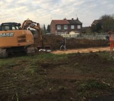 Terrassement ? beaucoup de terre