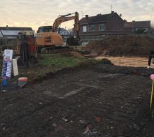 Terrassement ? beaucoup de terre