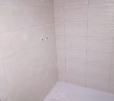 Salle d'eau RDC - joints non faits