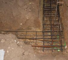 Chainage sur la partie argileuse.