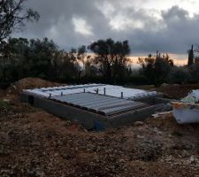 Vide sanitaire termin&eacute; et isol&eacute; pour la partie chauff&eacute;e