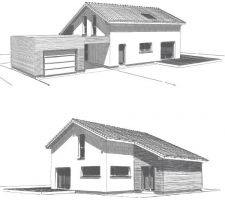 Esquisse de la maison