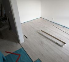 Pose parquet flottant