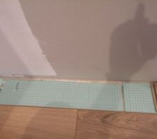 Dernière latte de parquet à poser :D