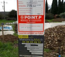 Affichage déclaration travaux piscine