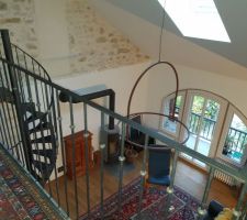 Mezzanine (vue sur le salon)