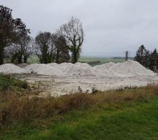 Craie sur notre terrain
