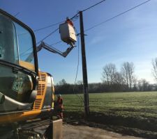Intervention enedis raccordement électrique