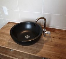 Meuble de salle d'eau parentale