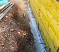 Fondations et banches pour murs sous-sol