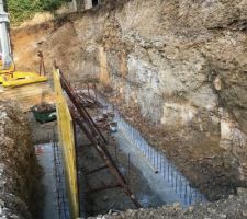 Fondations et banches pour murs sous-sol