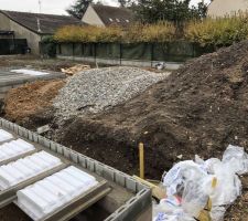 Emplacement de la futur terrasse