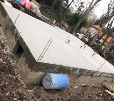 Dalle coulée vendredi 7 decembre