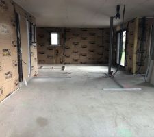 06 et 07/12/2018 : Début du lot placo/ isolation