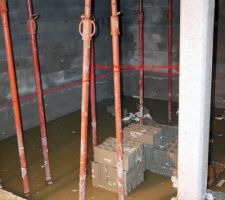 Notre sous-sol est inondé