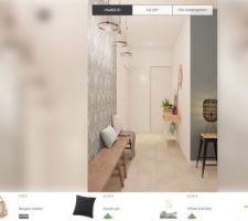 Projet déco de l'entrée