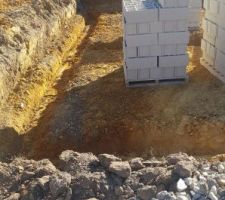 Matériel pour débuter les travaux.