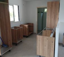 Cuisine en cours de montage