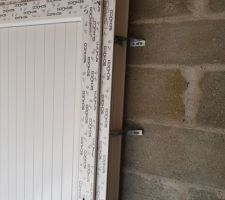 Détail de la porte de service