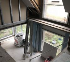 Vue de la mezzanine vers RDC