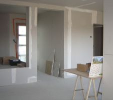 Vu du salon vers l'entrée