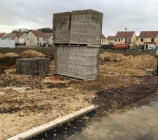 Début Terrassement pour Fondation