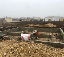 Murs vides Sanitaires en Cours