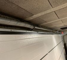 Condensation au dessus de la porte de garage