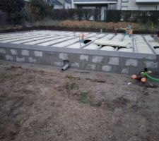 Début vide sanitaire avant coulage dalle