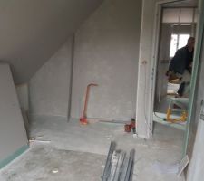 Cloisonnement chambre