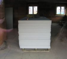 Livraison plaques BA13