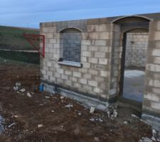 Seuils de fenêtres faits