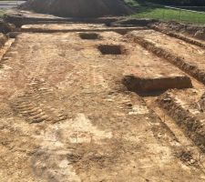 Pr&eacute;paration des fouilles