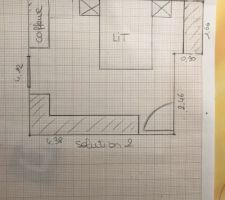 Idée plan chambre parentale