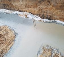 2h après dernier coulage de béton