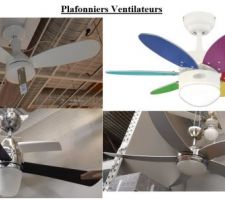 Planche : Plafonniers Ventilateurs