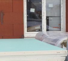 Livraison laine de verre et placo