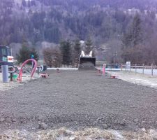 La couche finale, matériaux fins bien réglés