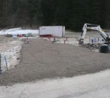 Couche de finition du terrassement terminée : ouf, enfin !