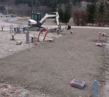 Couche de finition du terrassement terminée : ouf, enfin !