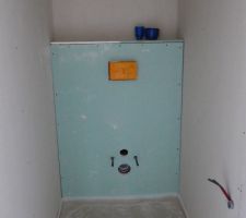 Coffrage du WC suspendu