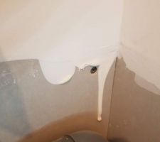 Etat du placo pour la remise des clés